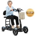 thumbnail image 1 of Dragon Mobile Portable & Foldable Mobility Scooter - All Terrain Battery Operated Electric Power Wheelchair w/ Additional Child Seat - Matte Sky Blue, 1 of 8