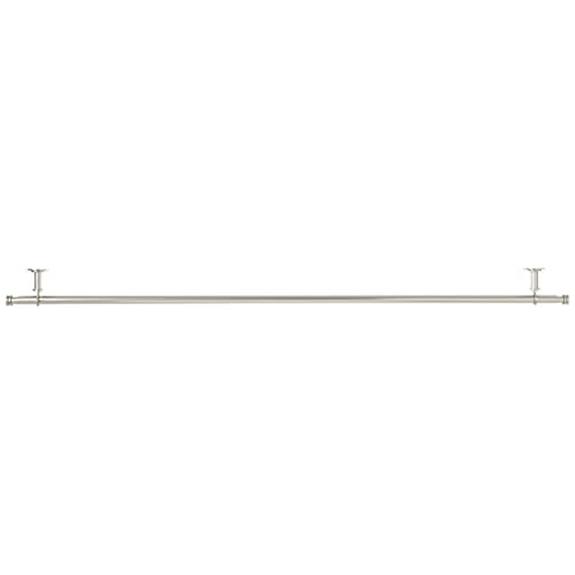 Rod Desyne Bun 1" Barre de Rideau de Plafond/diviseur de Pièce 160-240 Pouces Nickel Satiné