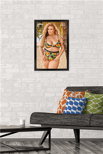 Sports Illustrated: Swimsuit Edition - Hunter McGrady 22 Wall Poster, 14.725" x 22.375" Framed