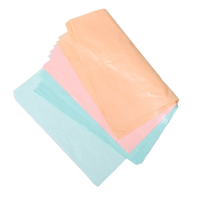 SEWCHICS 60pcs Flower Tissue Paper Waterproof Wrapping Paper For Wedding Decoration Handcrimped Design