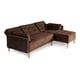 thumbnail image 4 of Sala Modular Reversible De Velvet Chocolate Modelo Hassan, 4 of 9