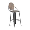 thumbnail image 1 of Steve Silver Benjamin Metal Bar Chair, 1 of 6