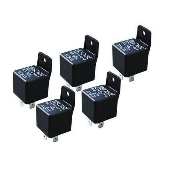 Absolute USA RLS125-5 SPDT 30/40A 12 VCD Automotive Relay - 5 Pack