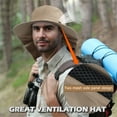 thumbnail image 5 of Tirrinia Sun Blocker Sun Hats for Men with Neck Flap and Wide Brim for Outdoor Camping, Hiking, Hunting, and Fishing, Sun Hat for Men, 5 of 8