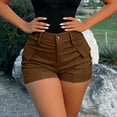 thumbnail image 3 of Yievot Plus Size Cargo Shorts for Women Half Elastic Waist Summer Outdoor Hiking Travel Casual Shorts with Multi Pockets, 3 of 5