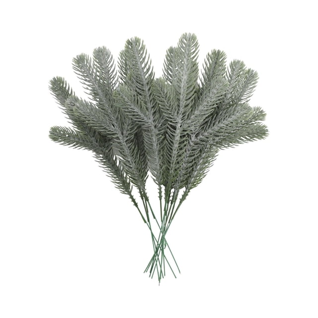 Christmas Greenery,Christmas Tree Picks,Pine Branches Faux Stems Picks Picks For Christmas Picks 24 PCS Artificial Branches Christmas Tree Filler Branches Christmas DIY Decorating Christmas DIY