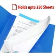 thumbnail image 3 of FineArt Ring Binder File for Documents, Projects & Certificates, 2D A4 Size Tough & Durable A4 Size Ring Binder Box Board File, Blue, Pack of 6, 3 of 4