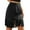 Black, variant on EDFBUYKRS Female Skirts Fall Maxi Skirts Plus Size Western Style Fringe Skirt with Studded Hem for Fit for Casual Occasions