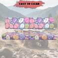 thumbnail image 3 of FKELYI Easter Egg Flower Print UTV Seat Covers Full Protection Anti-Dust Bench Seat Cover with Elastic Band Backrest Cover Waterproof Decor UTV Accessories, 3 of 7