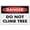Warning Sign 4, variant on Caution Hot Work Area Sign 8"x12", Aluminum Tin Warning Signs for Home Outdoor Garden, High-Visibility Fire Safety Sign for Workshop