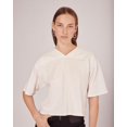 thumbnail image 2 of RAG & BONE / JEAN Cropped Training Tee Shirt Top - Off White ( S ), 2 of 2