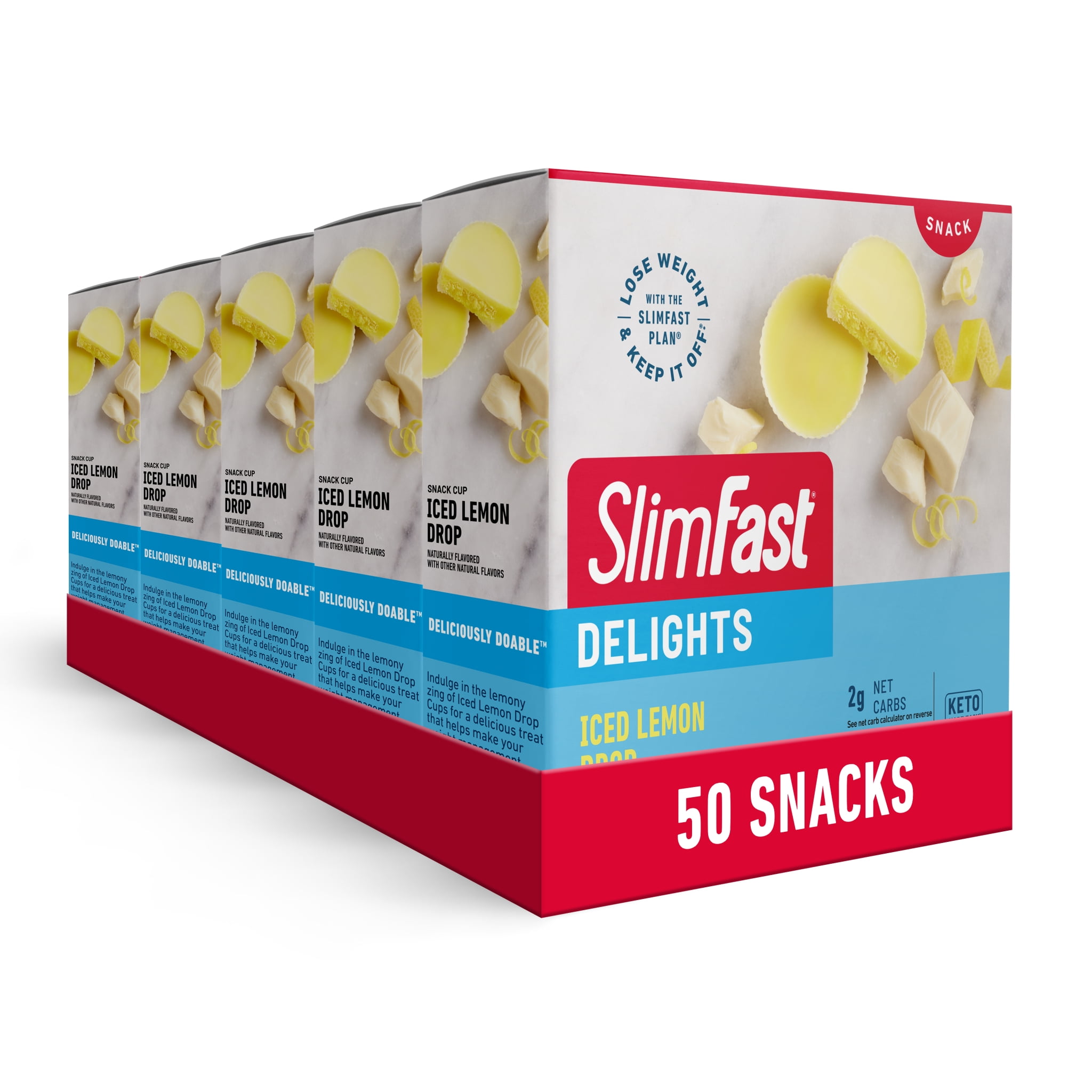 Slimfast Delights Iced Lemon Drop Snack Cup 10 Ct