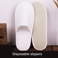 thumbnail image 4 of Pantuflas desechables Qarigey 10 pares color sólido, 4 of 6