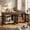 Walnut, variant on 71" Large Wooden Dog Crate with 3 Drawers and Divider for 2 Dogs, Spacious Indoor Kennel & TV Stand for Medium to Large Dogs, White