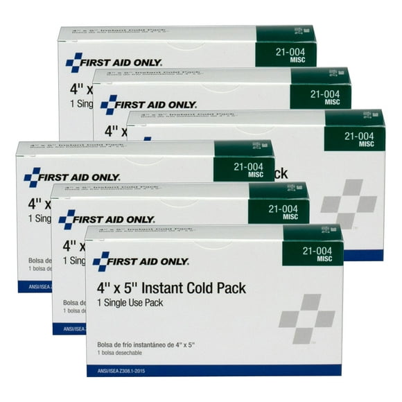 FIRST AID ONLY (6 EA) COLD PACK 4X5 21004-6