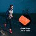 thumbnail image 5 of Uxcell Reflective Bands, High Visibility Reflective Band for Night Running Cycling, Orange 6 Pcs, 5 of 6