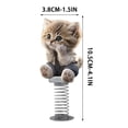 thumbnail image 2 of Dashboard Bobbleheads for Cars,Cat Dashboard Decorations with Spring,Cute Shy Kitty Bobble Head Car Accessories,Fun Bouncing Shaking Dashboard Decor,for Dashboard Desktop Home,Gift for Cat Lovers, 2 of 5