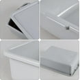 thumbnail image 2 of Farmoon 12-Packs 13 L Commercial Bus Tubs with Lids, Plastic Restaurant Bus Box, Grey, 2 of 7