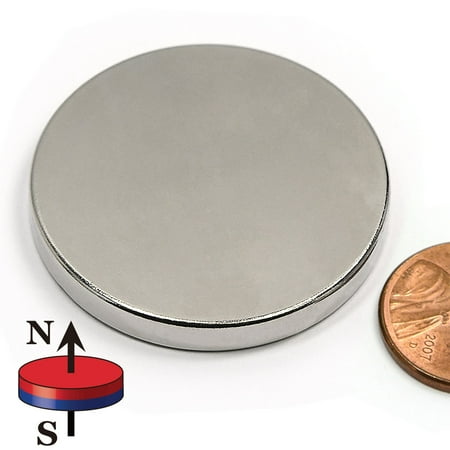 CMS Magnetics® 2 Pieces 34.5lbs 1-1/2"x3/16" Neodymium Disk Magnet