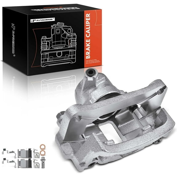 A-Premium Disc Brake Caliper Assembly with Bracket Compatible with Select Toyota Models - 4Runner 2003-2009, FJ Cruiser 2007-2014 - Rear Right Passenger Side