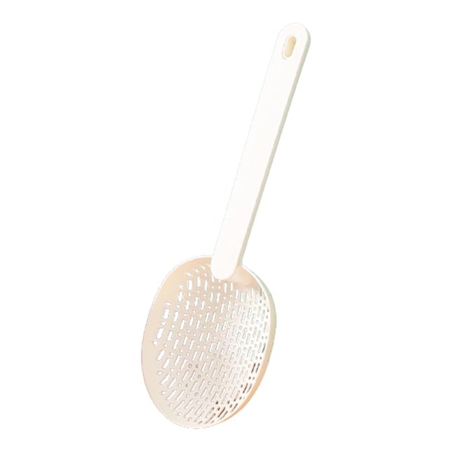 CAROOTU Draining Spoon High Temperature Resistant Noodle Spoon Hanging Storage Filter Mesh Spoon Household