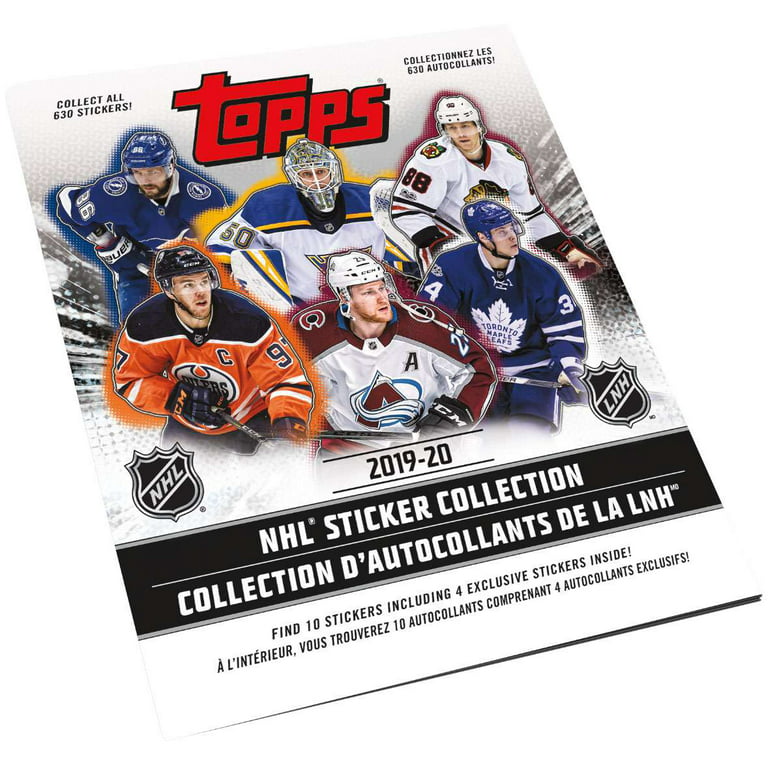 2019-20 Topps NHL Hockey Sticker Collection 50ct Box with Album