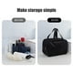thumbnail image 5 of Neceser De Viaje Con Separación Para Líquidos Y Sólidos, Resistente Al Agua, Portátil, De Gran Capacidad, Organizador Para Viajes De Negocios Y Vacaciones, Color Negro, 5 of 9