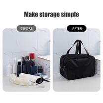 Travel Toiletry Bag And Business Trip Dry And Wet Separation Waterproof And Portable Large Capacity Storage Bag Portable Hanging Organizer for Full-Sized Shampoo Conditioner Brushes Set