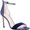 Midnight Velvet/Satin, variant on Women's Deena Ankle Strap Stiletto Sandal