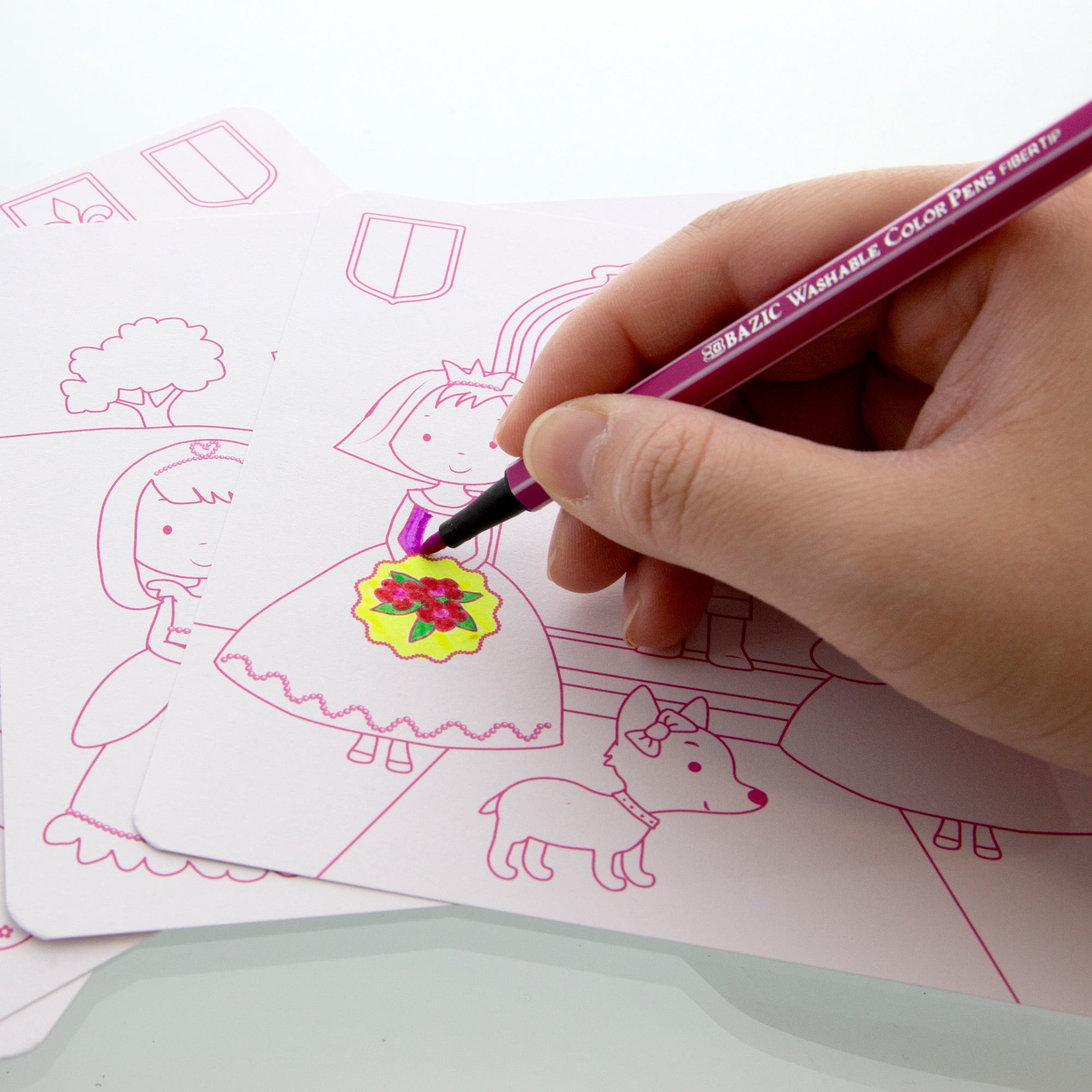BAZIC Princess Series Assorted Sticker (80/Bag) [3863]