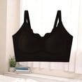 thumbnail image 4 of Fatuov Wireless Bra for Women Adjustable Straps Breathable Bra Solid Color Push Up Full Coverage Sleep Bra 40B, 4 of 5