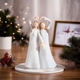 thumbnail image 3 of Estatuillas de resina, estatuas de hermanas ángeles, 20 cm, 3 of 3