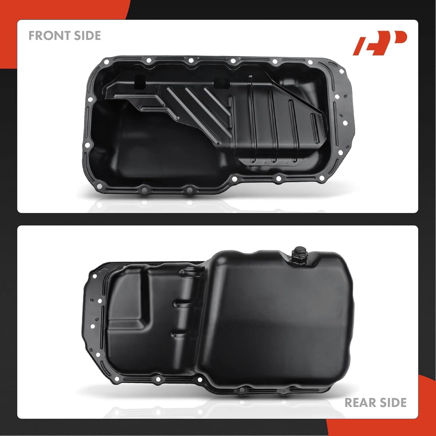 A-Premium Lower Engine Oil Pan Compatible with Suzuki Aerio 2002-2003 Esteem 1999-2002 with 18 Holes
