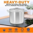 thumbnail image 4 of Nutrichef 30 Quart Heavy Duty Induction Soup Pot W/ Stainless Steel Lid Cookware Stockpot, 4 of 8