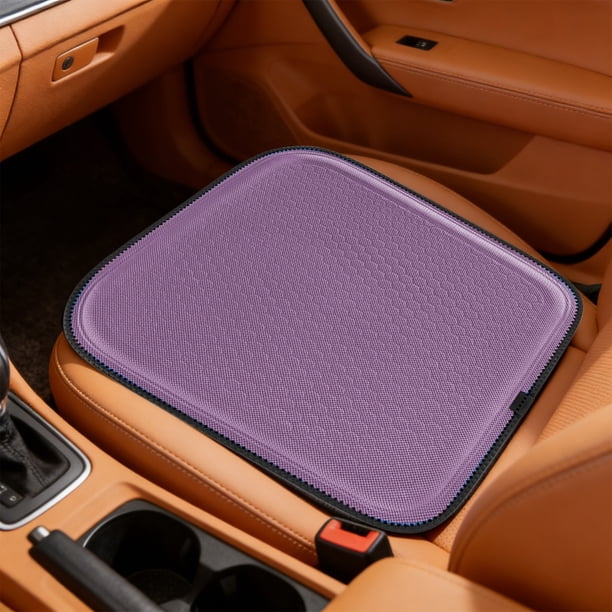 Almohadilla para asiento de coche con ventilación, soporte de refrigeración y calefacción, desmontable y portátil, 45x45 cm, material de sílice transpirable para uso en coche y hogar.