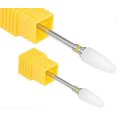thumbnail image 1 of brocas de cerámica para uñas de 3/32 pulgadas (grano extrafino) para quitar cutículas con gel, 1 of 4