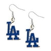 MLB Los Angeles Dodgers Sports Team Logo Dangle Earring Set