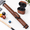 1x1-Brown, variant on 2x2-Brown Hard Pool Cue Case for 2 Butts and 2 Shafts, 36.61 x 5.59 x 4.29 Inches