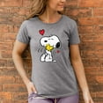 thumbnail image 4 of Peanuts - Snoopy and Woodstock Hug - Women's Short Sleeve Graphic T-Shirt, 4 of 6
