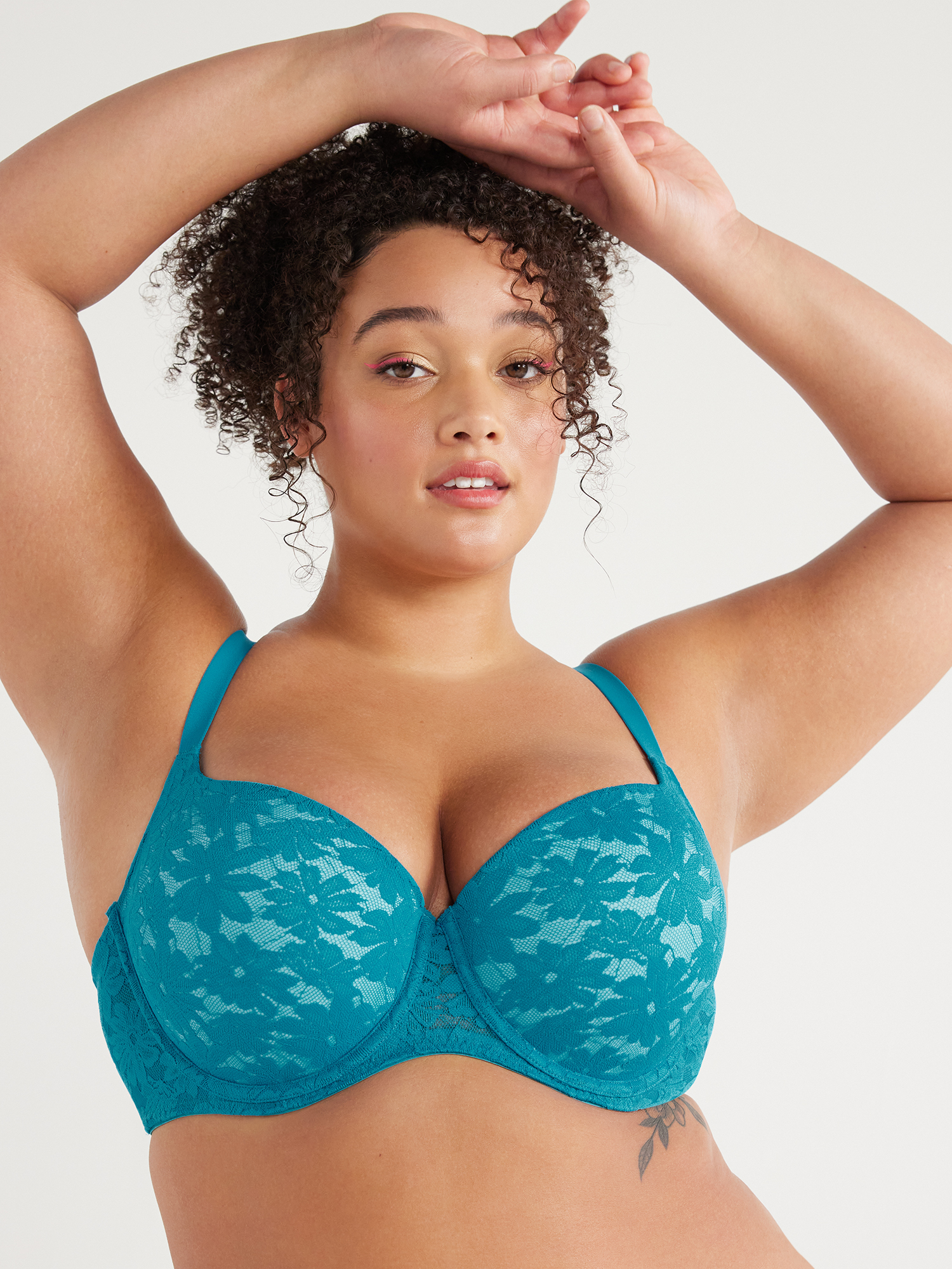 No Boundaries Women's All Over Lace Push Up Bra with Sugarcup™, Sizes 34A-40DD - image 3 of 6