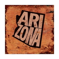 Trademark Fine Art 'Arizona' Canvas Art by Art Licensing Studio