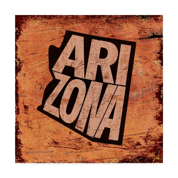 Trademark Fine Art 'Arizona' Canvas Art by Art Licensing Studio