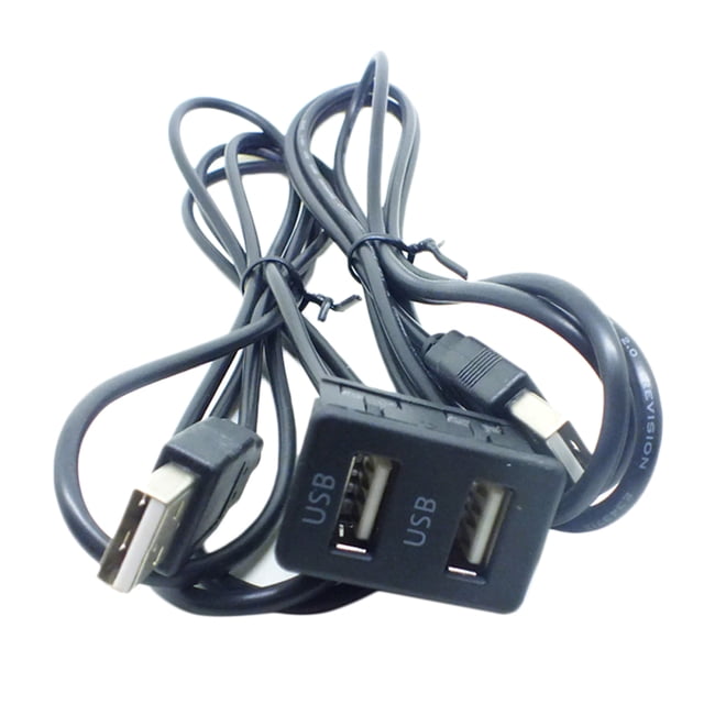 Cable de Extensión Montado en el tablero Sunnimix USB para coche