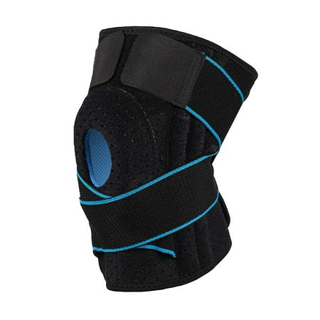 Knee Brace With Side Stabilizers & Patella Gel Pads, Adjustable