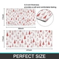 thumbnail image 7 of Red Christmas Tree Pattern Kitchen Rugs Sets Of 2,Anti Fatigue Kitchen Mat Rugs Non Slip Washable,Decorative Kitchen Floor Mats for Kitchen,Sink,Laundry,17"x30"+17"x47", 7 of 7