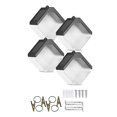 thumbnail image 1 of 4PCS Hanging Solar Lights Ice Brick, Colour Changing Solar Garden Fence Lights IP65 Waterproof, Garden Fence Lights, 1 of 5