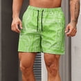thumbnail image 3 of Casual Shorts for Men 2026 Summer Lightweight Elastic Waist Relaxed Fit Paisley Print Beach Shorts with Pockets, 3 of 8
