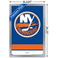 thumbnail image 3 of NHL New York Islanders - Logo 21 Wall Poster, 14.725" x 22.375", Framed, 3 of 3