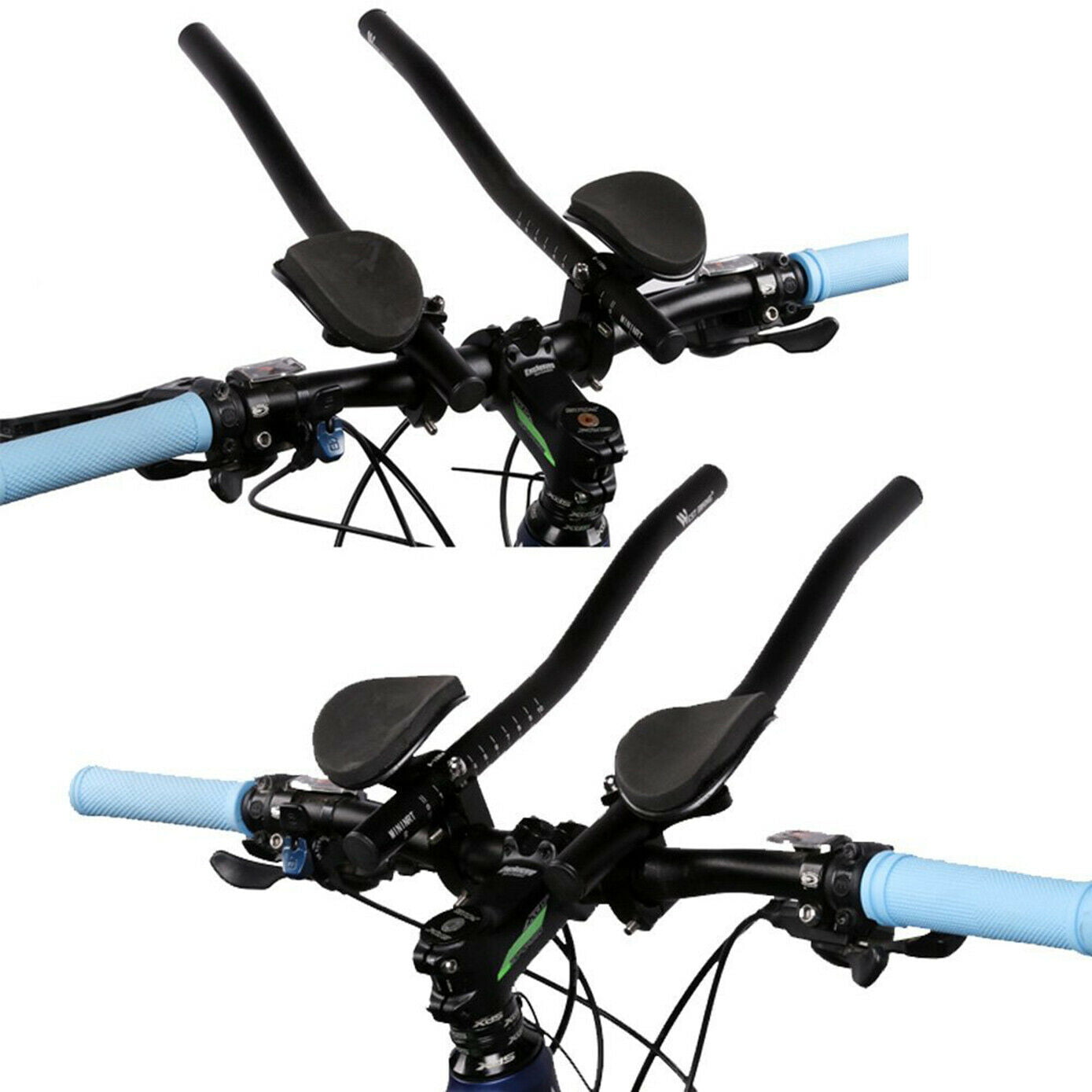 Bike Road Mountain Bicycle Alloy Triathlon Aero resto handle bar clip on bares _ ex