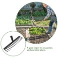 thumbnail image 3 of OULII Rastrillo De Negro Con 14 Para Herramientas De Jardinería Práctico Y Robusto Para Limpiar, 3 of 7